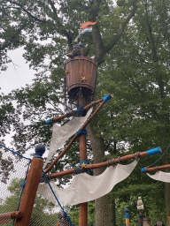 Mast of the pirate ship at the Nest! play forest at the Ruigrijk kingdom
