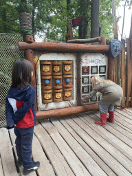 Max with a puzzle at the Nest! play forest at the Ruigrijk kingdom