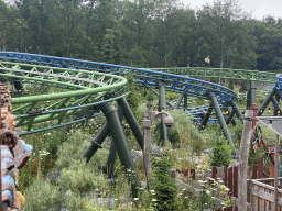 The Max & Moritz attraction at the Anderrijk kingdom, viewed from the staircase to the main building