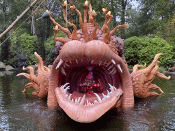 Pinocchio in the giant fish at the Pinocchio attraction at the Fairytale Forest at the Marerijk kingdom