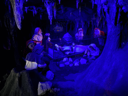 Snow White and the Seven Dwarfs at the Snow White attraction at the Fairytale Forest at the Marerijk kingdom