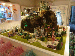 Scale models of several attractions of the Fairytale Forest, at the In den Ouden Marskramer souvenir shop at the Marerijk kingdom