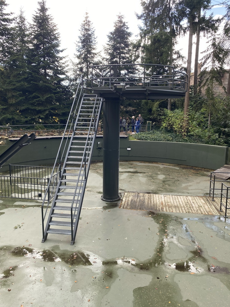 Staircase at the bottom of the Pagoda attraction at the Reizenrijk kingdom