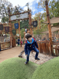Max in front of the Nest! play forest at the Ruigrijk kingdom