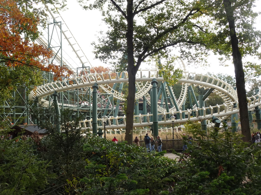 The Python attraction at the Ruigrijk kingdom, viewed from the Nest! play forest