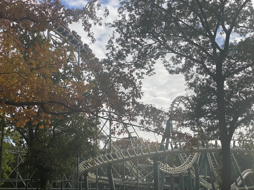 The Python attraction at the Ruigrijk kingdom, viewed from the Nest! play forest