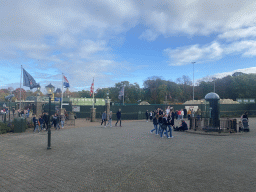 Area in front of the entrance and the construction site of the Efteling Grand Hotel