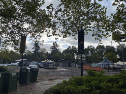 Construction site of the Warme Winter Weide of the Winter Efteling