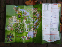 Map of the Efteling theme park