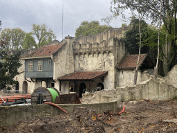 Demolition site of the Spookslot attraction at the Anderrijk kingdom
