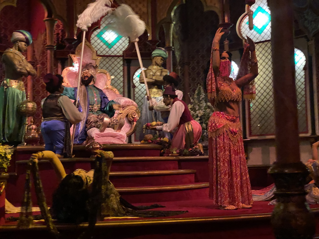 The Throne Room scene at the Fata Morgana attraction at the Anderrijk kingdom