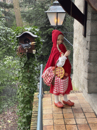 Little Red Riding Hood at the Little Red Riding Hood attraction at the Fairytale Forest at the Marerijk kingdom