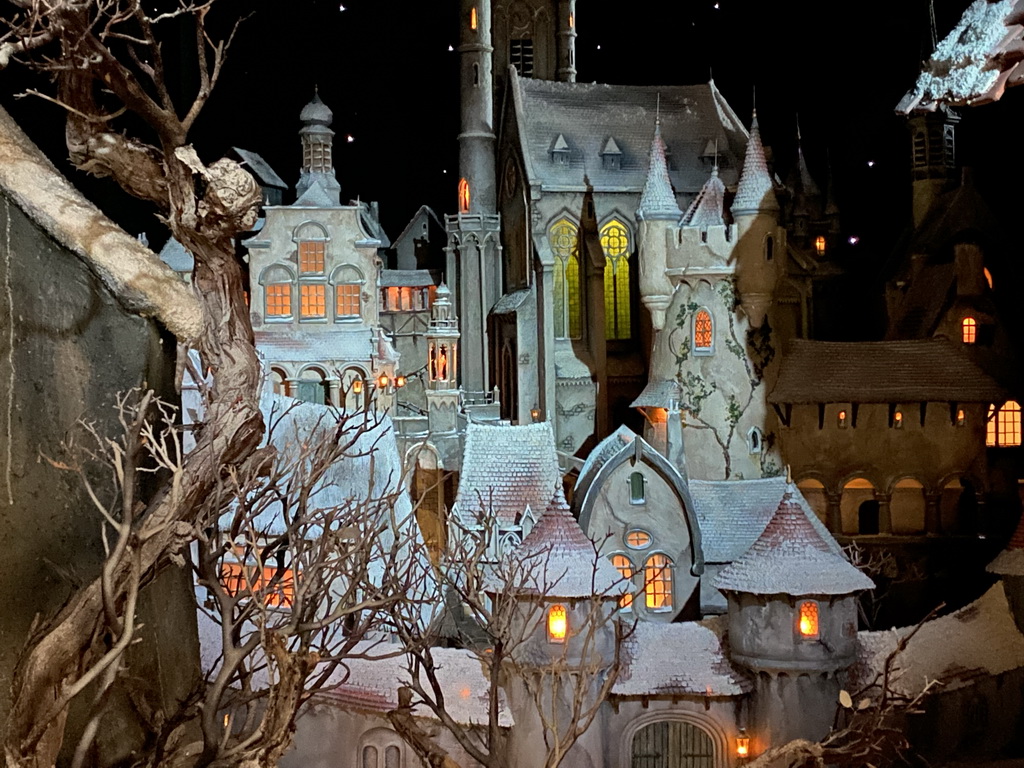 Interior of the Little Match Girl attraction at the Fairytale Forest at the Marerijk kingdom