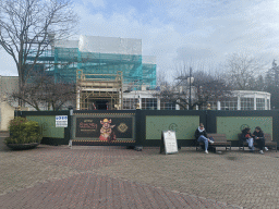 Front of the Panorama restaurant at the Reizenrijk kingdom, under renovation