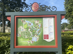 Map of the Efteling theme park