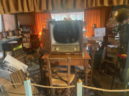 Television and other old items at the Efteling Museum at the Marerijk kingdom