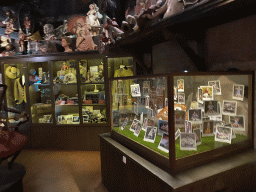 Photograps and statuettes at the Efteling Museum at the Marerijk kingdom