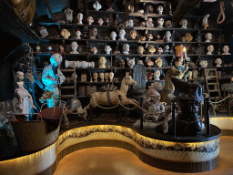 Statues and busts at the Efteling Museum at the Marerijk kingdom