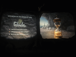Movie at the preshow of the Fabula attraction at the Anderrijk kingdom