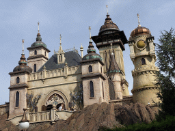 Front of the Symbolica attraction at the Fantasierijk kingdom, viewed from the Hartenhof square
