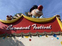 Facade of the Carnaval Festival attraction at the Carnaval Festival Square at the Reizenrijk kingdom