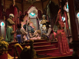 The Pasha at the Throne Room scene at the Fata Morgana attraction at the Anderrijk kingdom