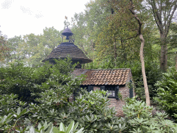 Back side of the Magical Clock attraction at the Fairytale Forest at the Marerijk kingdom