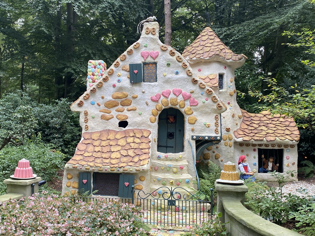 The Hansel and Gretel attraction at the Fairytale Forest at the Marerijk kingdom