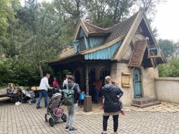 Geppetto`s House at the Pinocchio attraction at the Fairytale Forest at the Marerijk kingdom