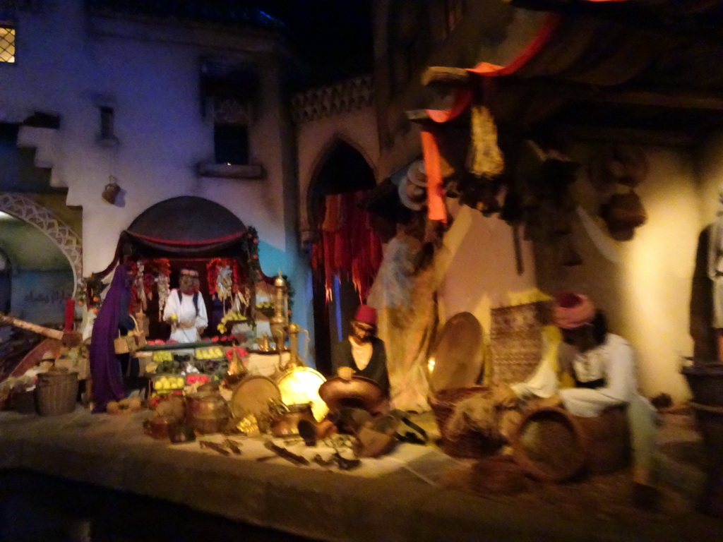 The Marketplace scene at the Fata Morgana attraction at the Anderrijk kingdom