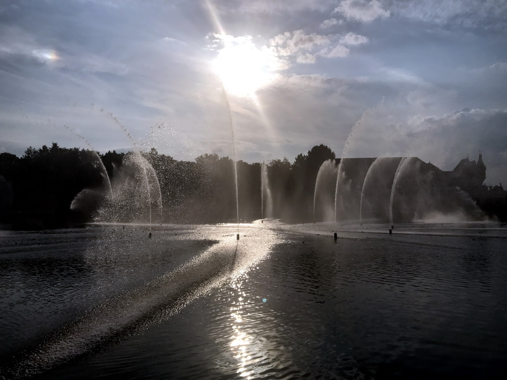 The Aquanura lake at the Fantasierijk kingdom, during the water show