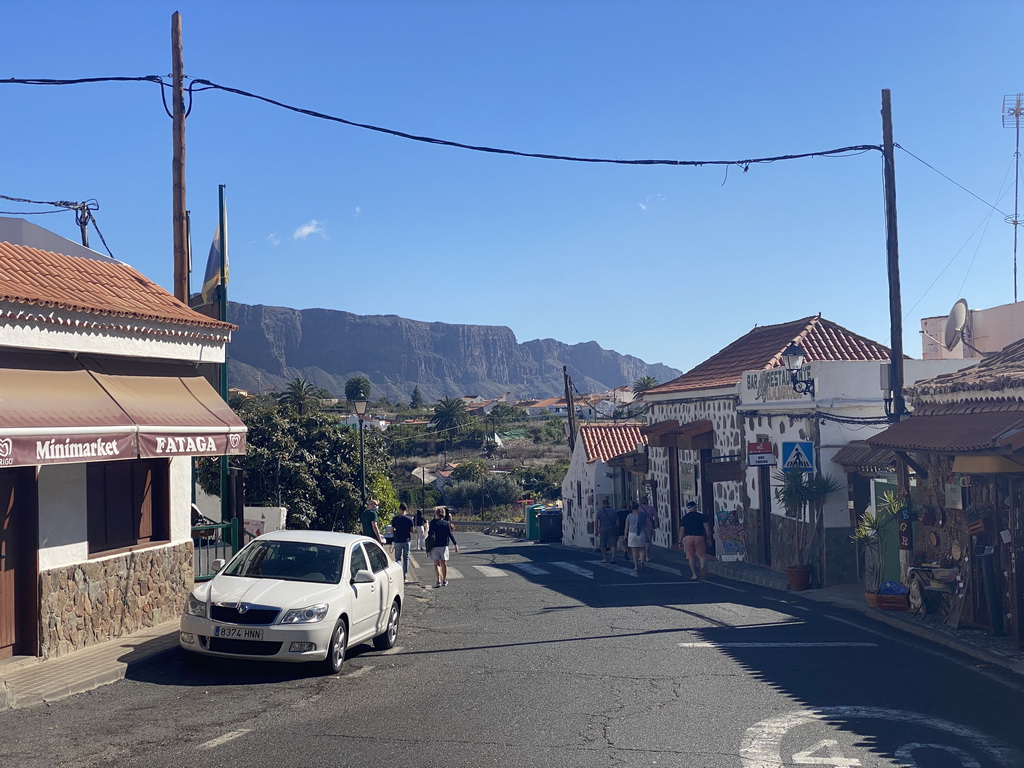 Shops and restaurants at the Calle Néstor Álamo street