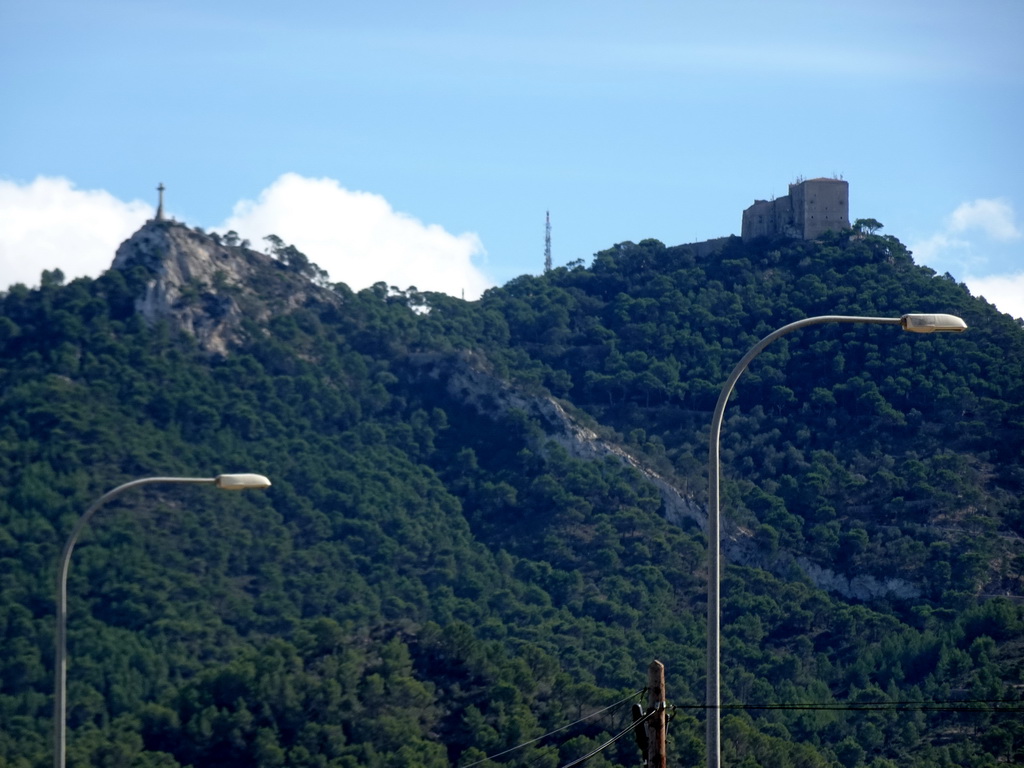 The Sanctuary of Sant Salvador, viewed from the Carretera Porto Colom street