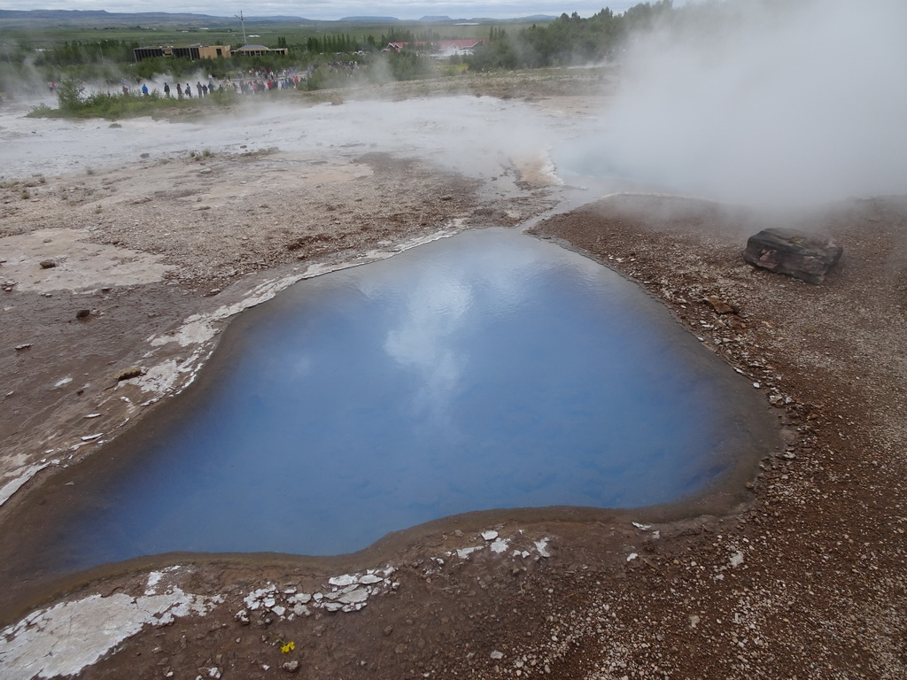 The Blesi and Fata geysers at the Geysir geothermal area