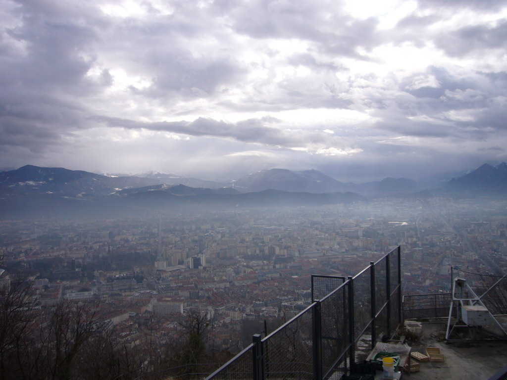 View on Grenoble from the Bastille