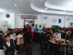 Interior of our breakfast restaurant at Jinyu East Road