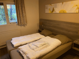 Interior of the first bedroom of our holiday home at the Landal Miggelenberg holiday park