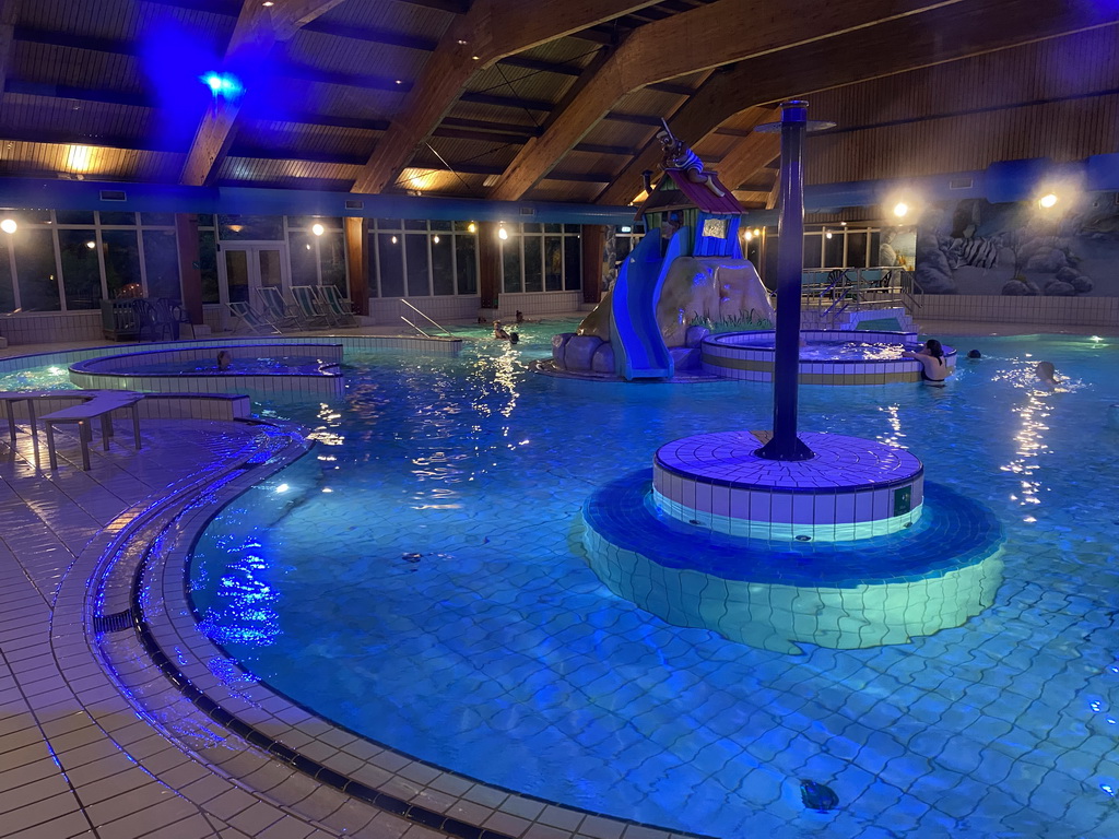 Interior of the swimming pool at the Landal Miggelenberg holiday park