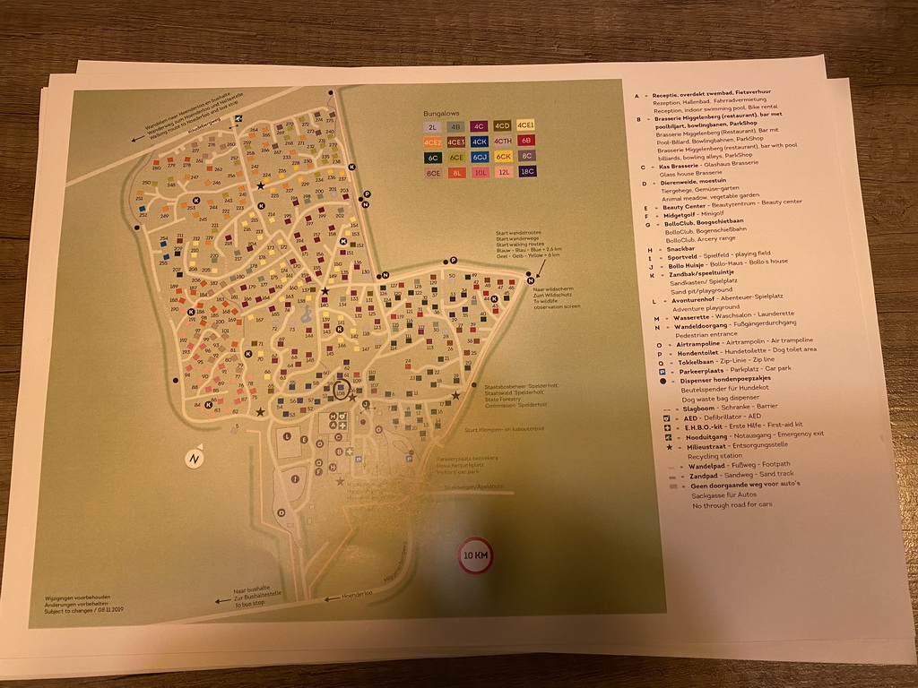 Map of the Landal Miggelenberg holiday park