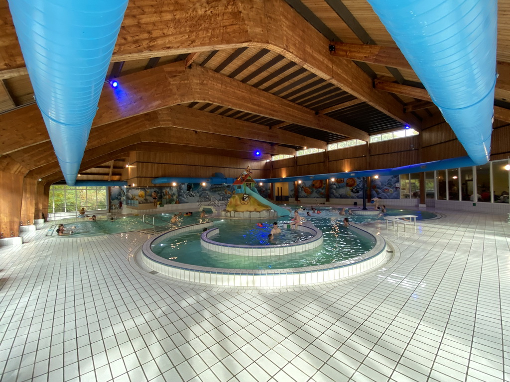 Interior of the swimming pool at the Landal Miggelenberg holiday park