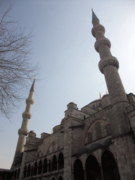 The Blue Mosque with two minarets