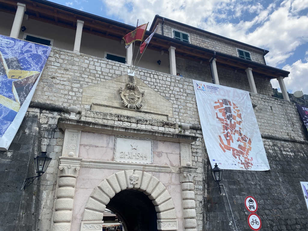 Facade of the Sea Gate at the western city walls