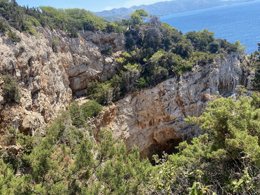 Cliff at the south side of the island