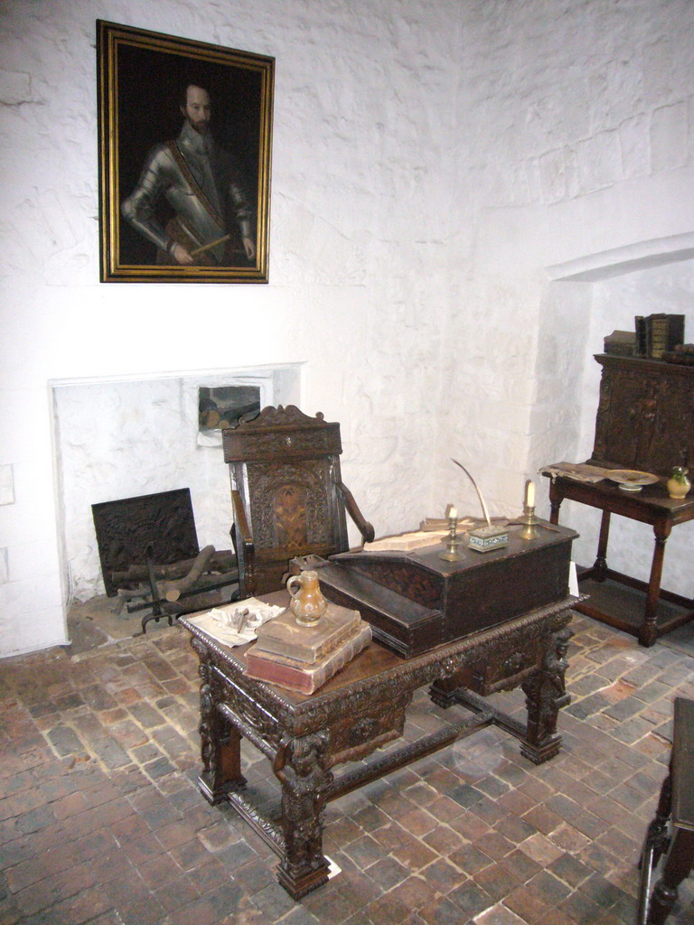 The interior of the Bloody Tower at the Tower of London