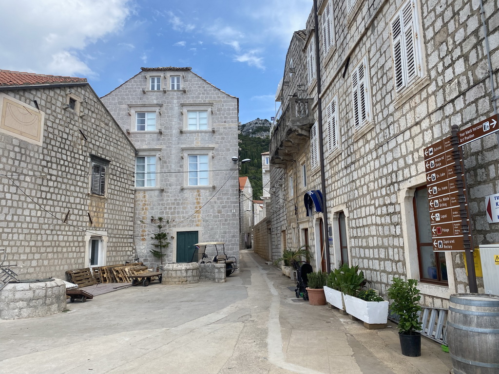 Buildings at the Ulica Getina street, viewed from the Obala Iva Kuljevana street