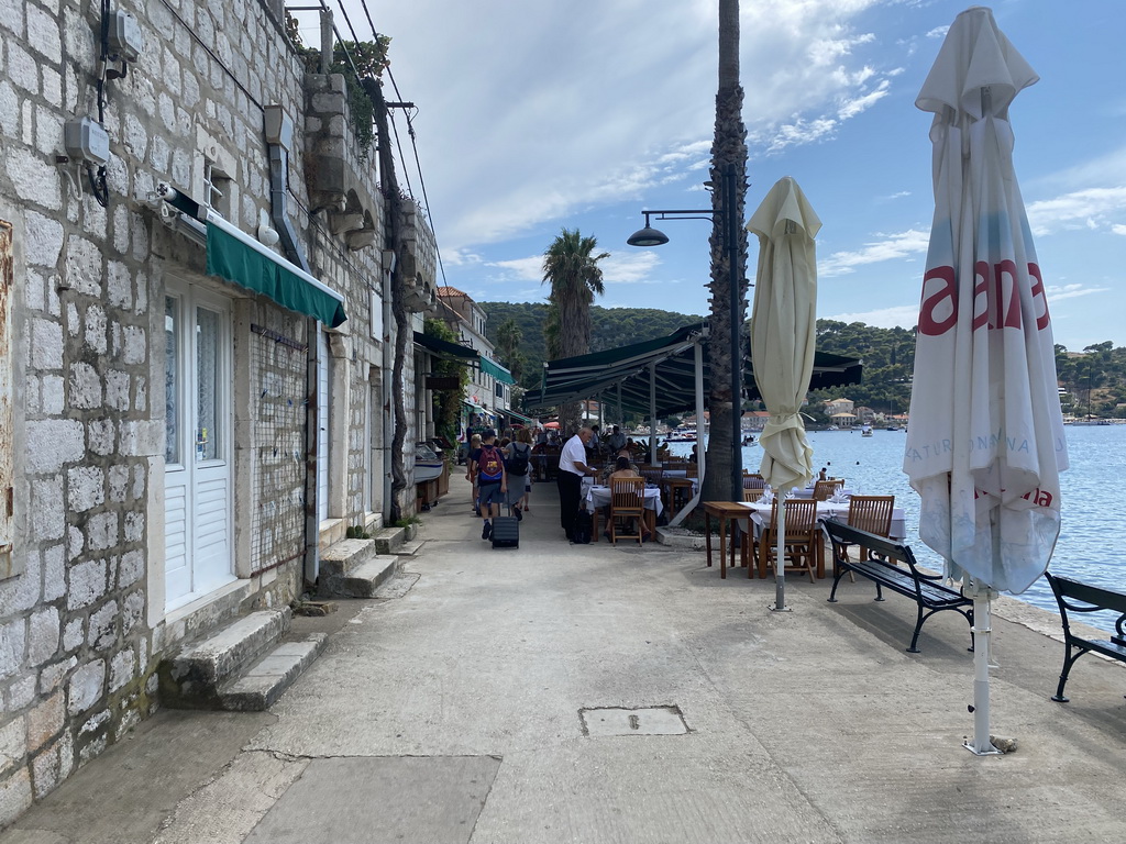 Terrace of Restaurant Nikica at the Biskupija street