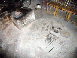 Kitchen in the old house of Miaomiao`s grandparents