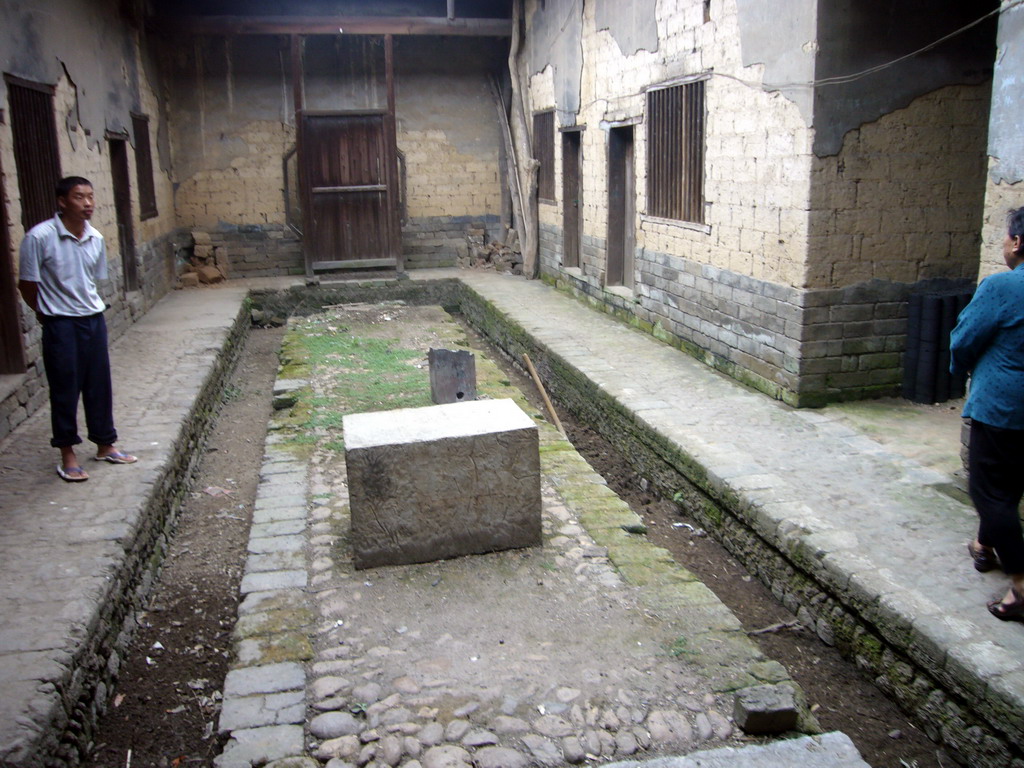 Open area in the old house of Miaomiao`s grandparents