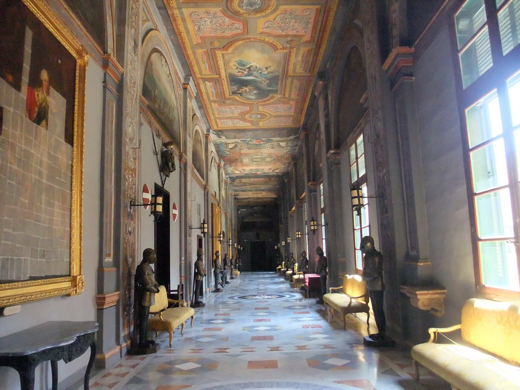 The Corridor of the Knights in the Grandmaster`s Palace at Valletta