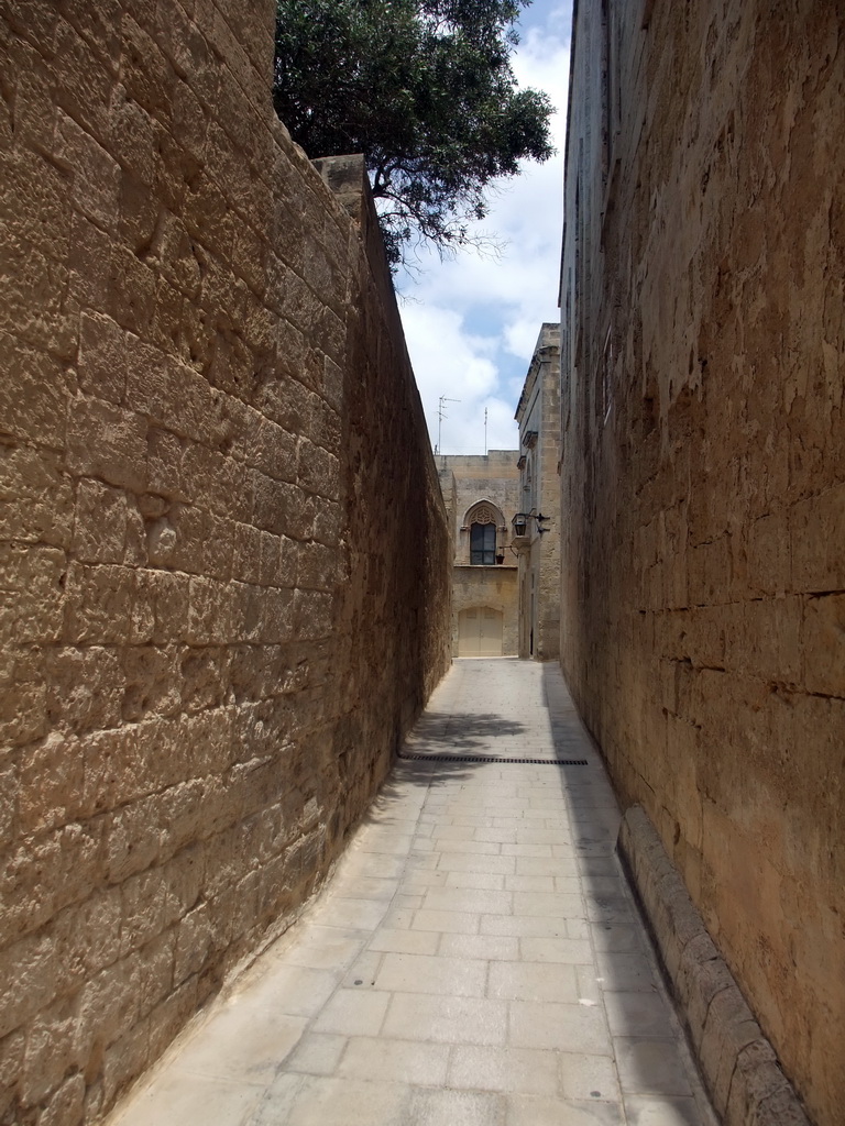 Narrow street at Mdina